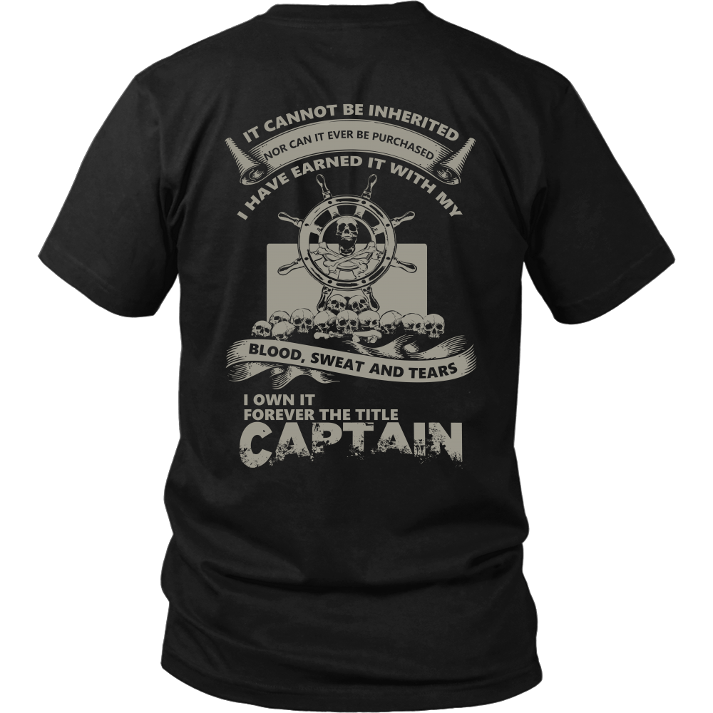 Captain Title Earned - Towboater T-Shirt