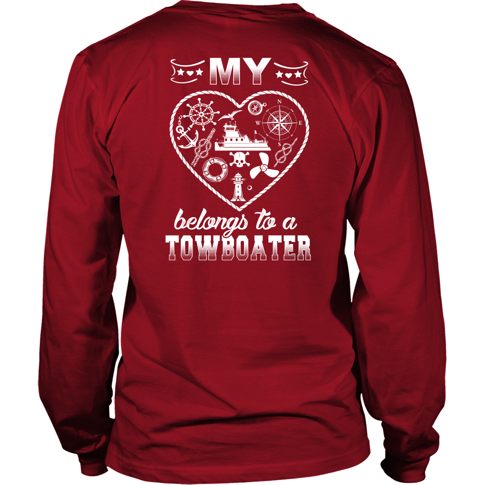 My Heart Belongs to a Towboater T-Shirt