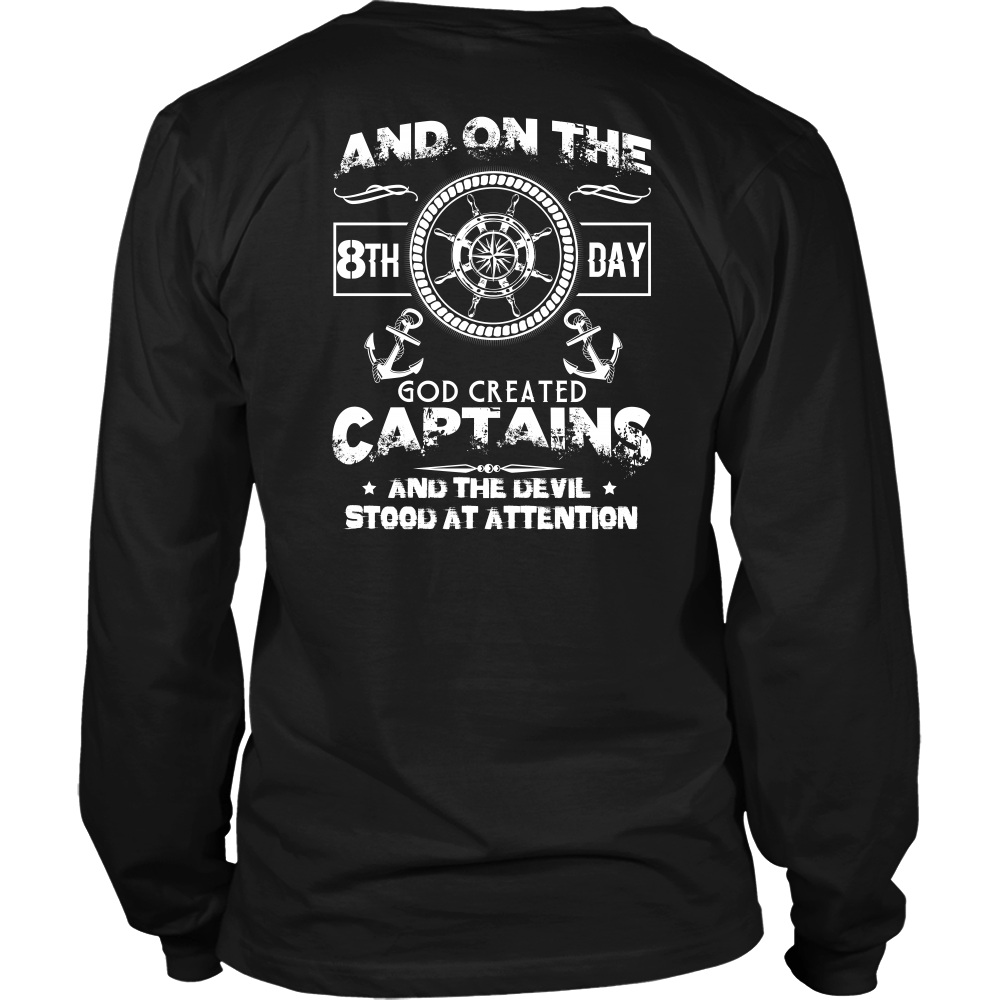On The 8th Day - Funny Captain T-Shirt