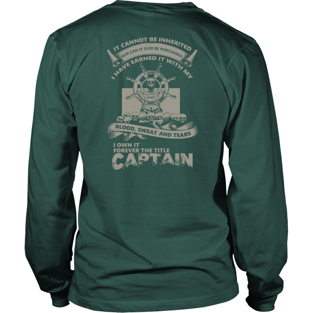 Captain Title Earned - Towboater T-Shirt