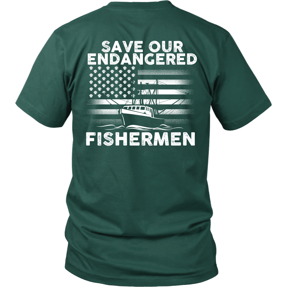 Scallopers Tee - Save Our Endangered Fishermen