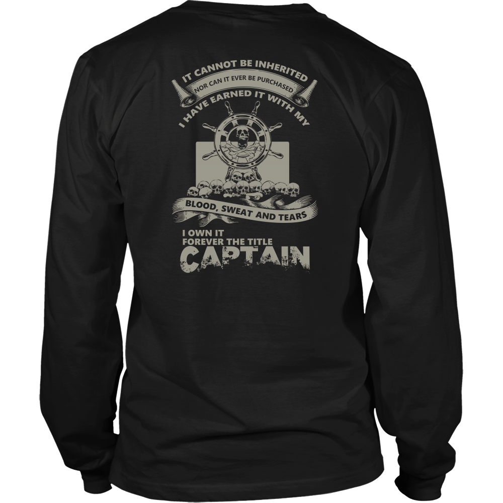 Captain Title Earned - Towboater T-Shirt