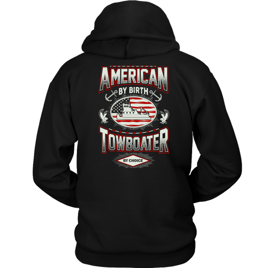 American By Birth - Towboater By Choice T-Shirt