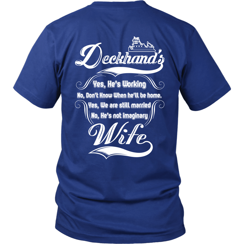 Funny Deckhand's Wife Towboater T-Shirt