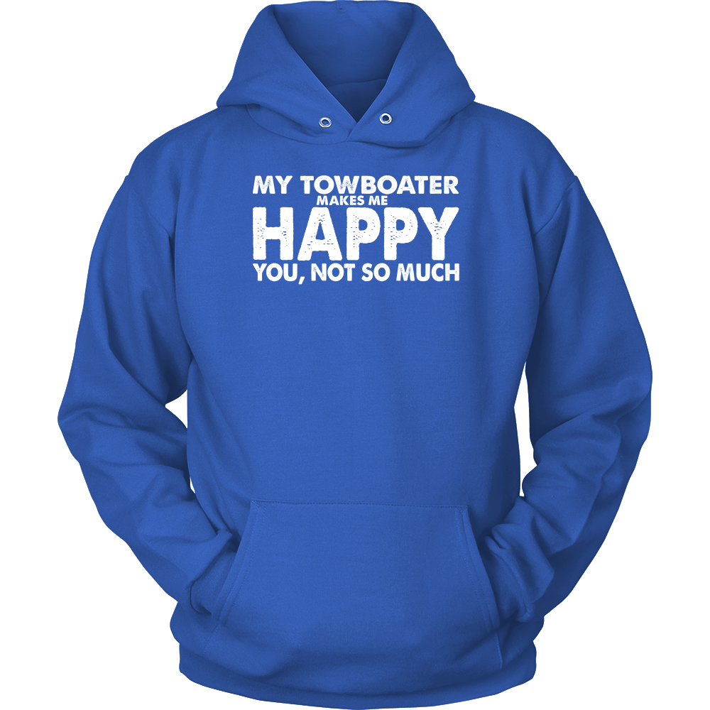 He Makes Me Happy Towboater Wife T-Shirt
