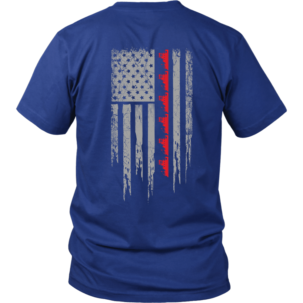 Patriotic Towboater Flag July 4th T-Shirt