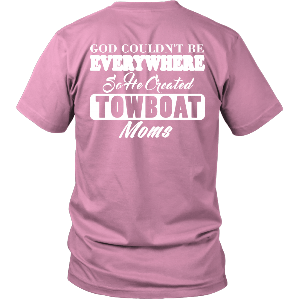 God Created Towboat Moms - River Life Apparel Gift