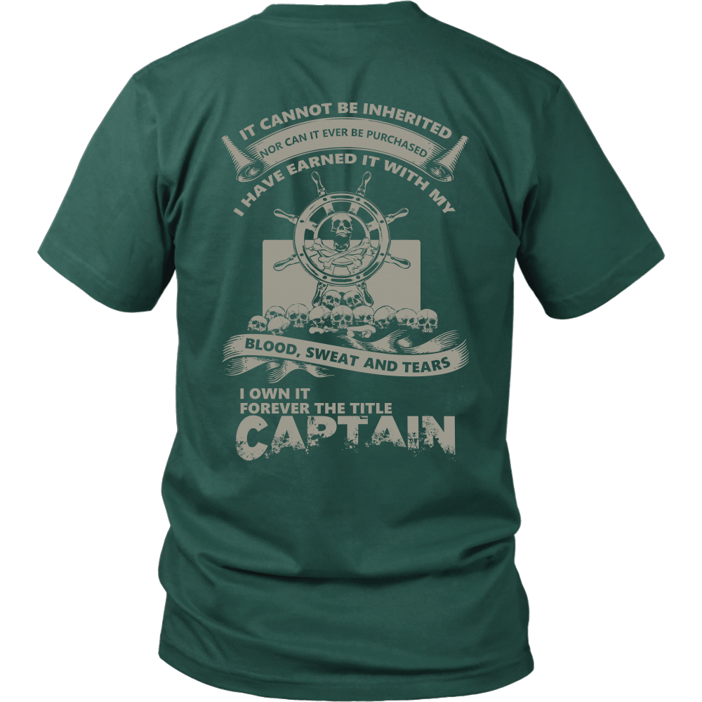 Captain Title Earned - Towboater T-Shirt