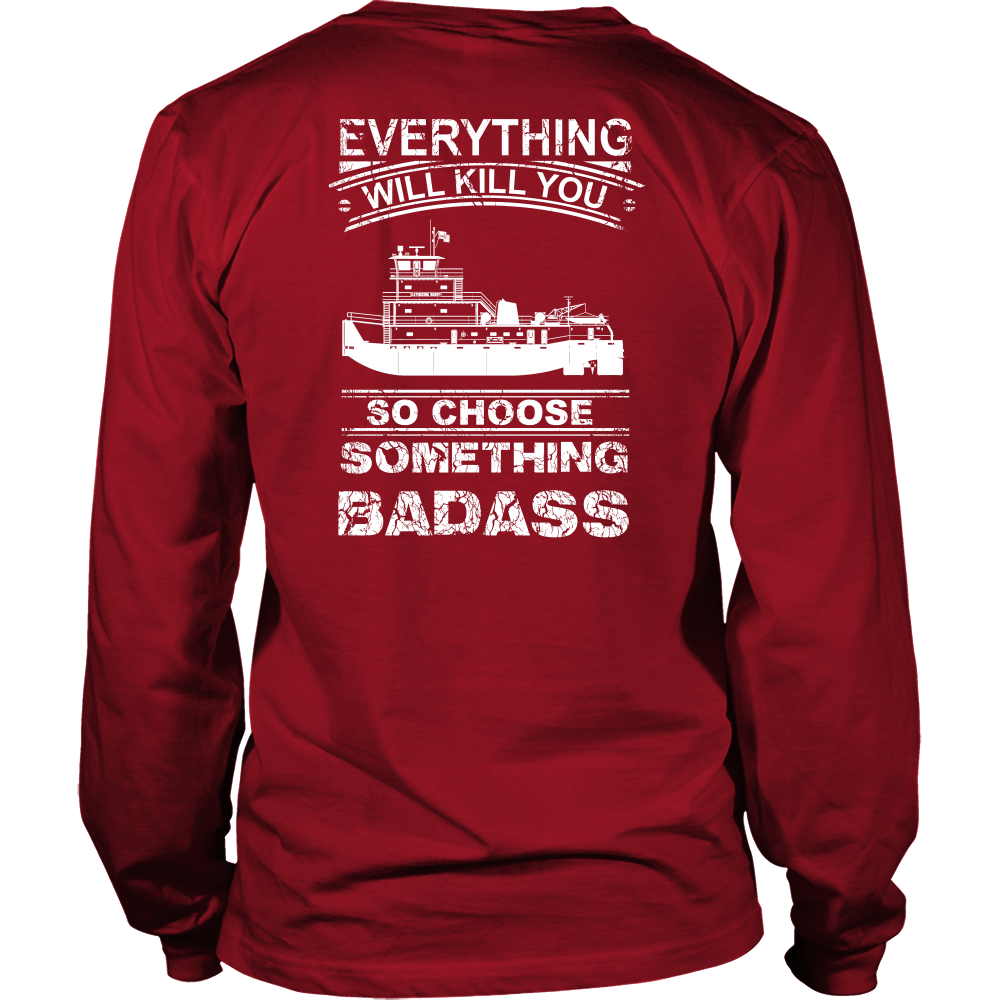 Funny Badass Towboater T-Shirt