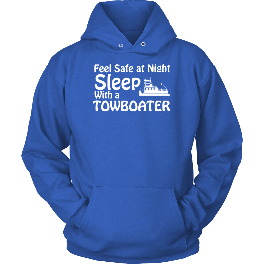 Feel Safe At Night - Sleep With A Towboater T-Shirt