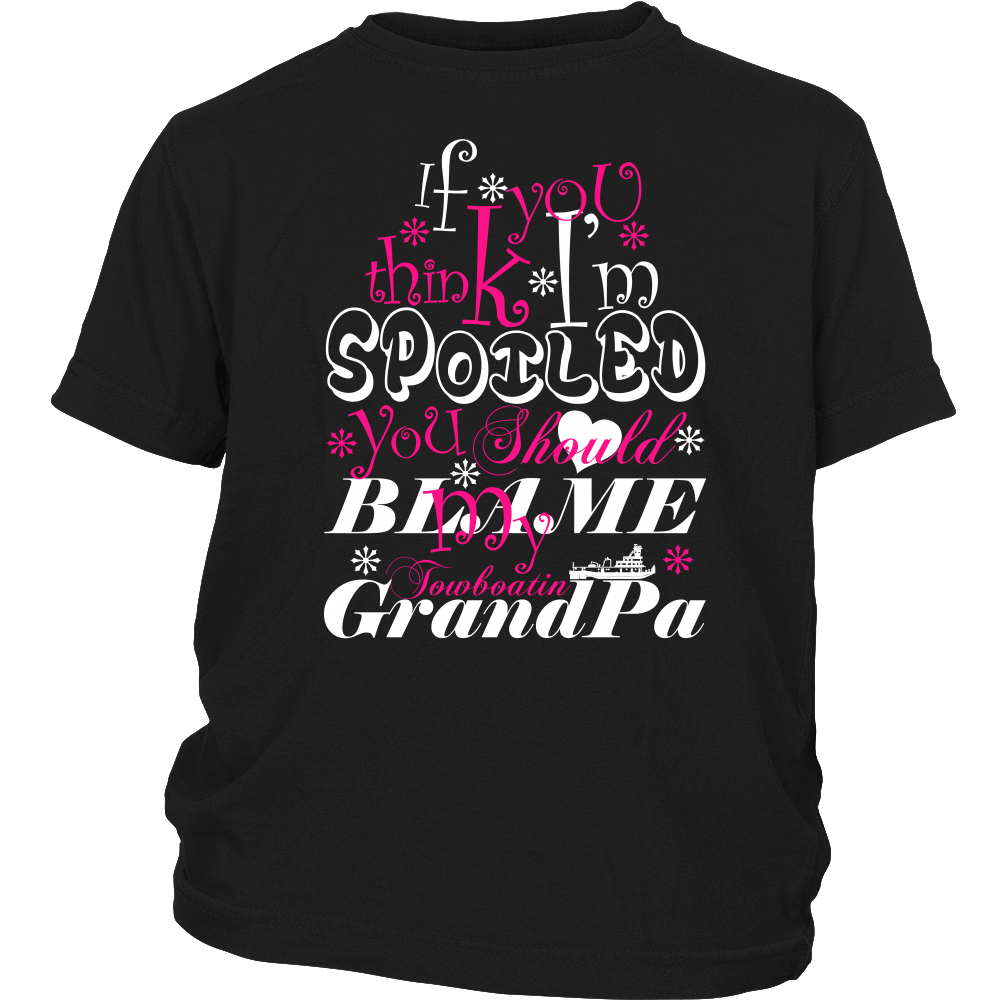 Spoiled By A Towboat Grandpa T-Shirt