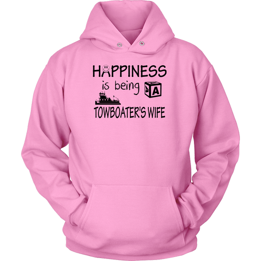Happiness Is Being A Towboater's Wife T-Shirt