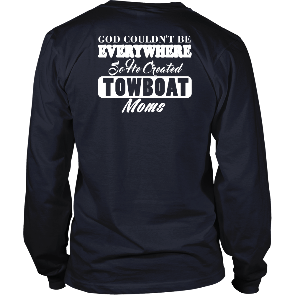 God Created Towboat Moms - River Life Apparel Gift