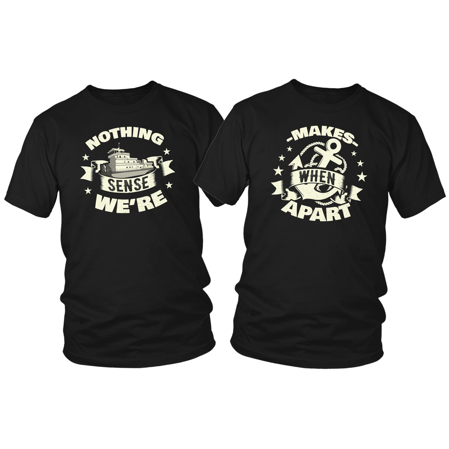 Towboater Couple Design Tees