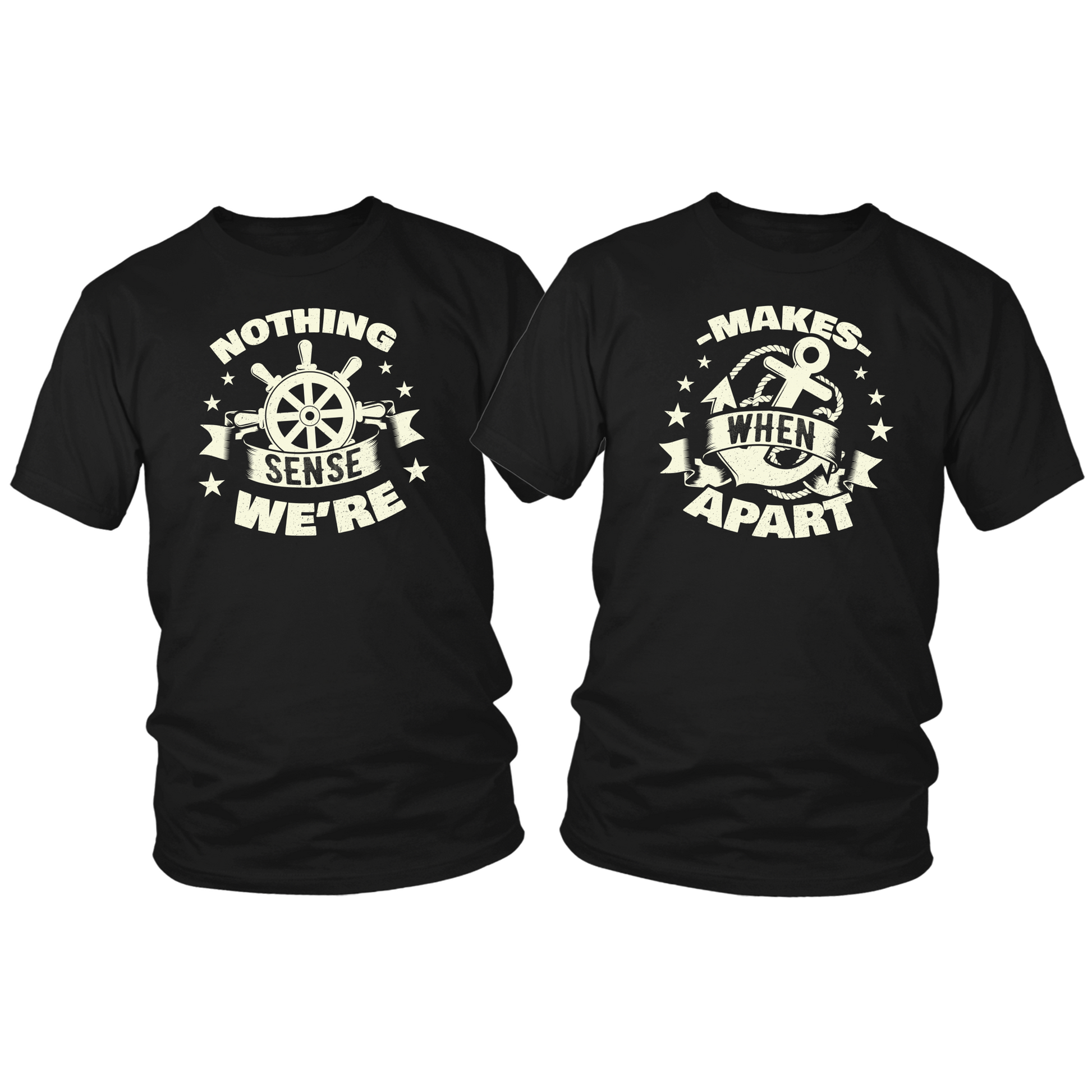 Towboat Captain Couple Design - Nothing Makes Sense When We're Apart