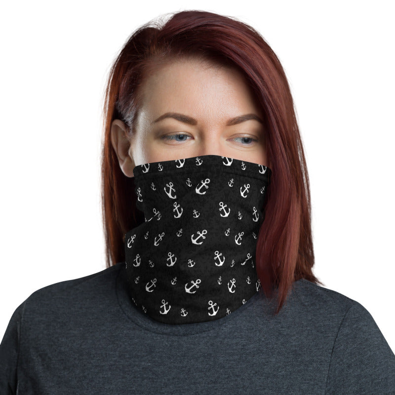 Towboater Accessories Anchor Neck Gaiter Black