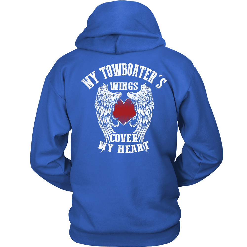My Towboater's Wings Cover My Heart Hoodie