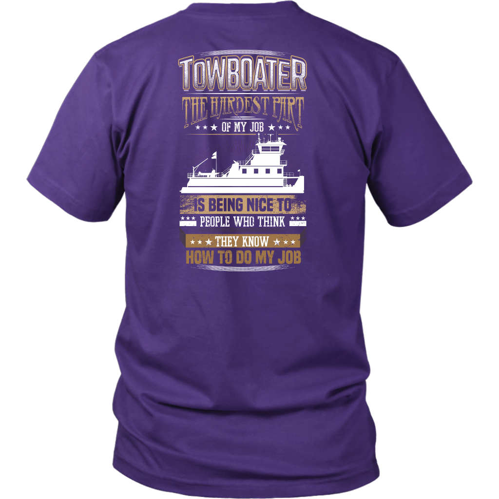 Funny Sarcastic Towboater T-Shirt
