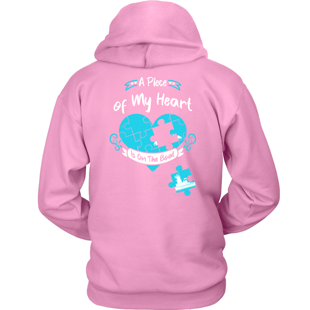 A Piece Of My Heart Is On The Boat - Towboater's Wife T-Shirt