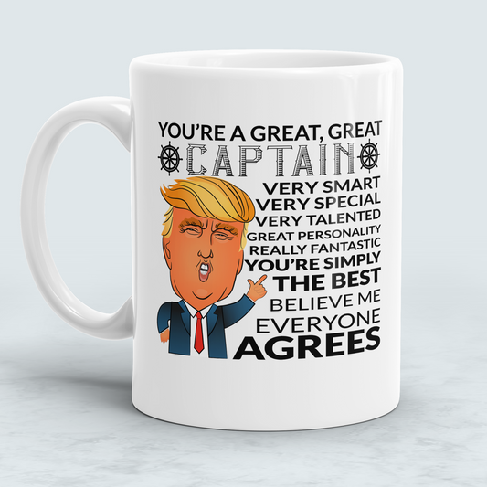 You're A Great Great Captain Funny Towboater  Mug