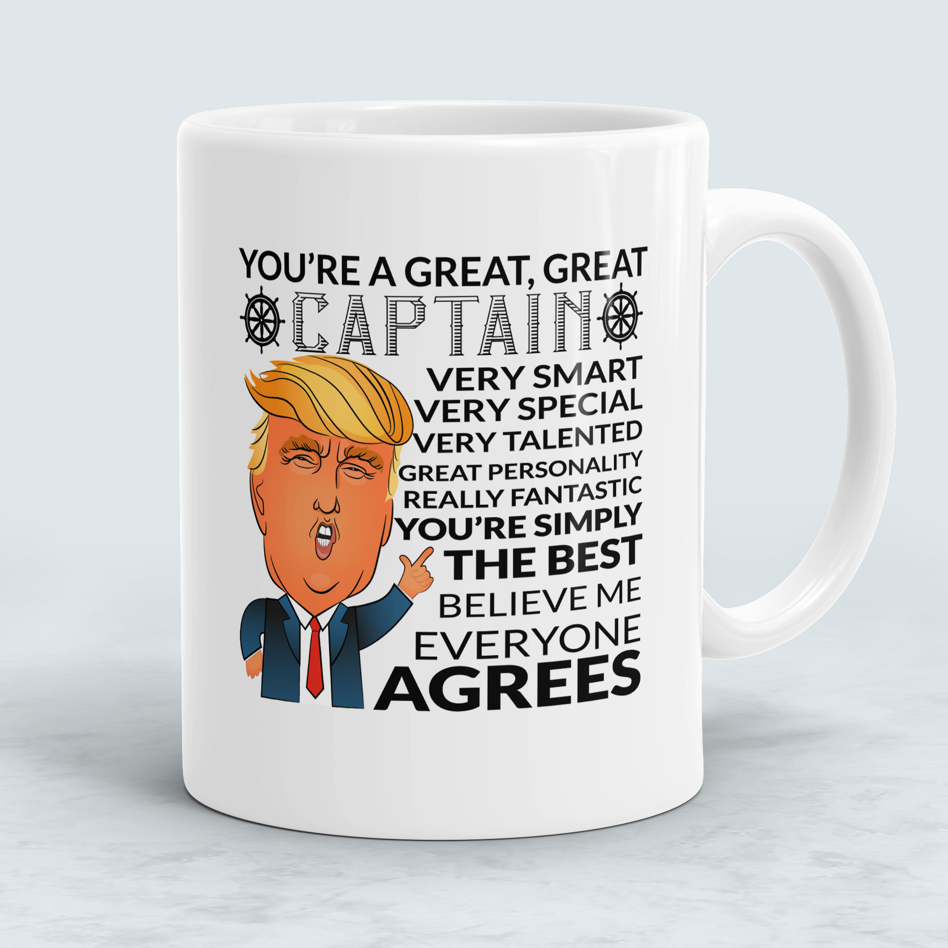 You're A Great Great Captain Funny Towboater  Mug