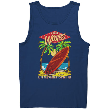 Chase Waves Ride The Sea - Surf Surfer Women Men Surfing Tank Tops