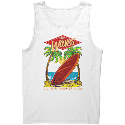 Chase Waves Ride The Sea - Surf Surfer Women Men Surfing Tank Tops