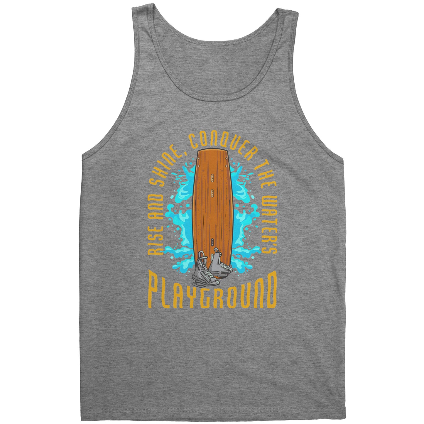 Conquer The Water's Playground - Wakeboarding Wake Attire Tank Top