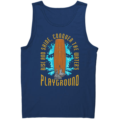 Conquer The Water's Playground - Wakeboarding Wake Attire Tank Top