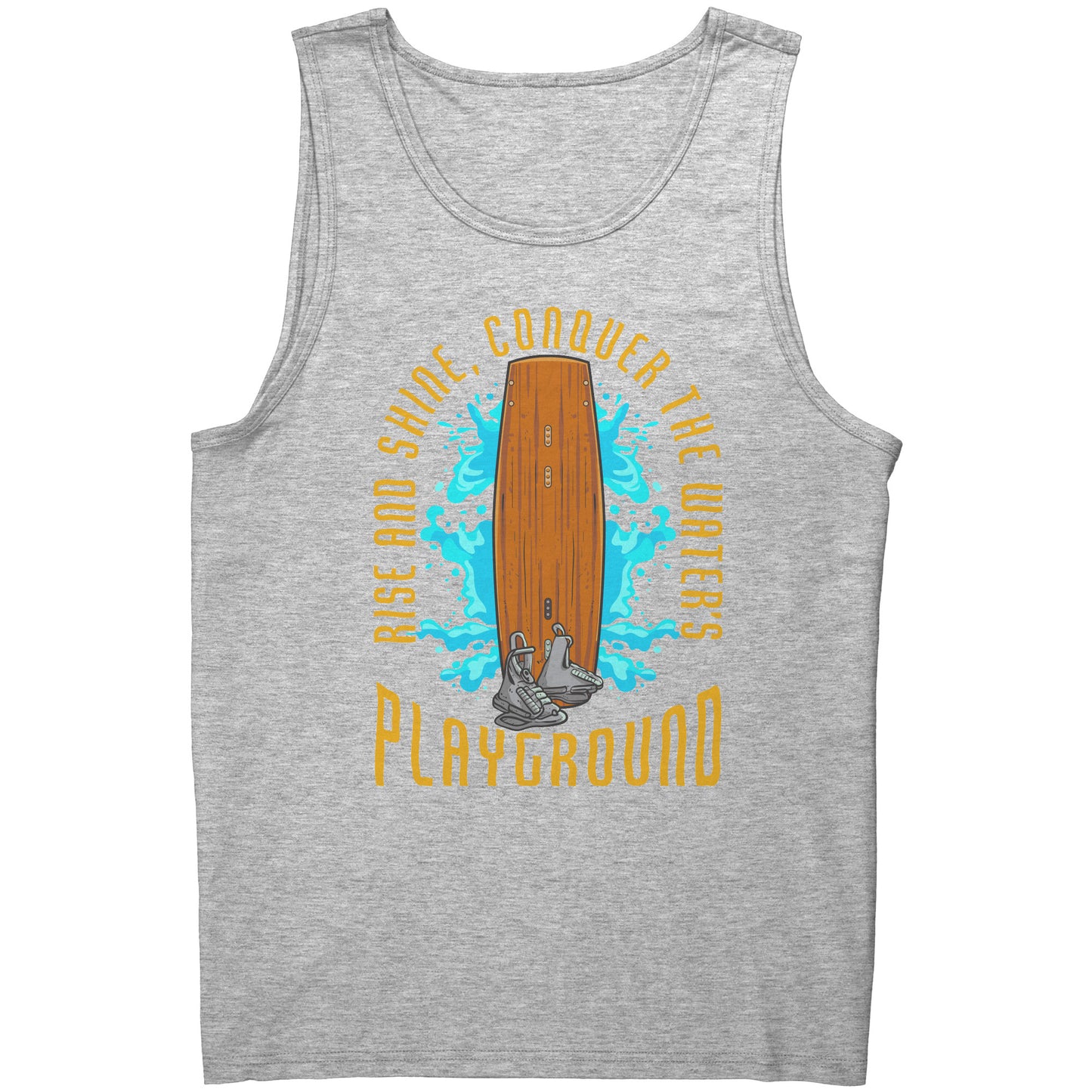 Conquer The Water's Playground - Wakeboarding Wake Attire Tank Top