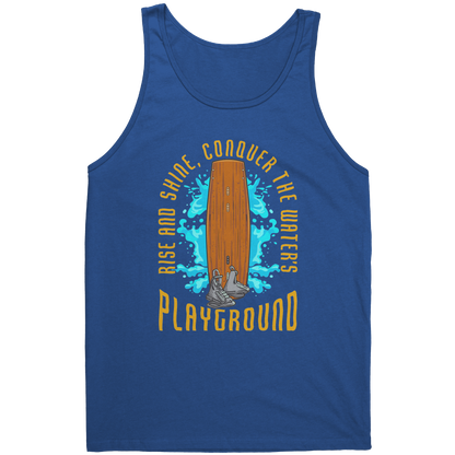 Conquer The Water's Playground - Wakeboarding Wake Attire Tank Top