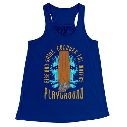 Conquer The Water's Playground - Wakeboarding Wake Attire Tank Top