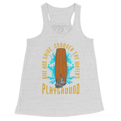 Conquer The Water's Playground - Wakeboarding Wake Attire Tank Top