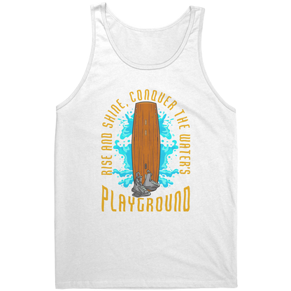 Conquer The Water's Playground - Wakeboarding Wake Attire Tank Top