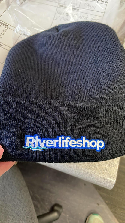 Riverlifeshop Embroidered Cuffed Beanie Hat