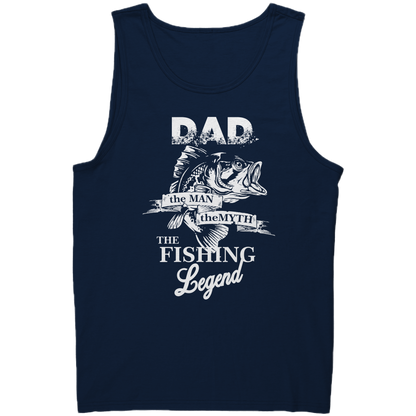 Dad! The Man! The Myth! The Fishing Legend River Life Tank Top