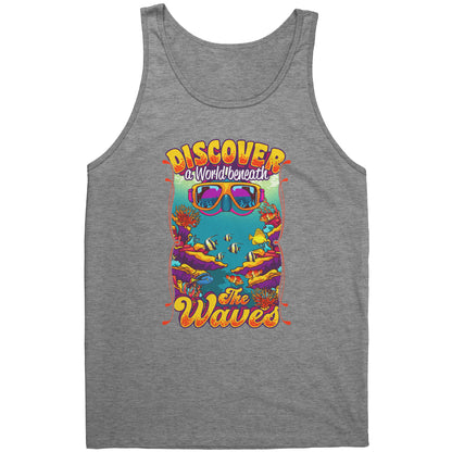 Discover A World Beneath The Waves - Snorkeling Snorkel Tank Top