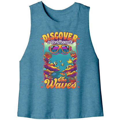 Discover A World Beneath The Waves - Snorkeling Snorkel Tank Top