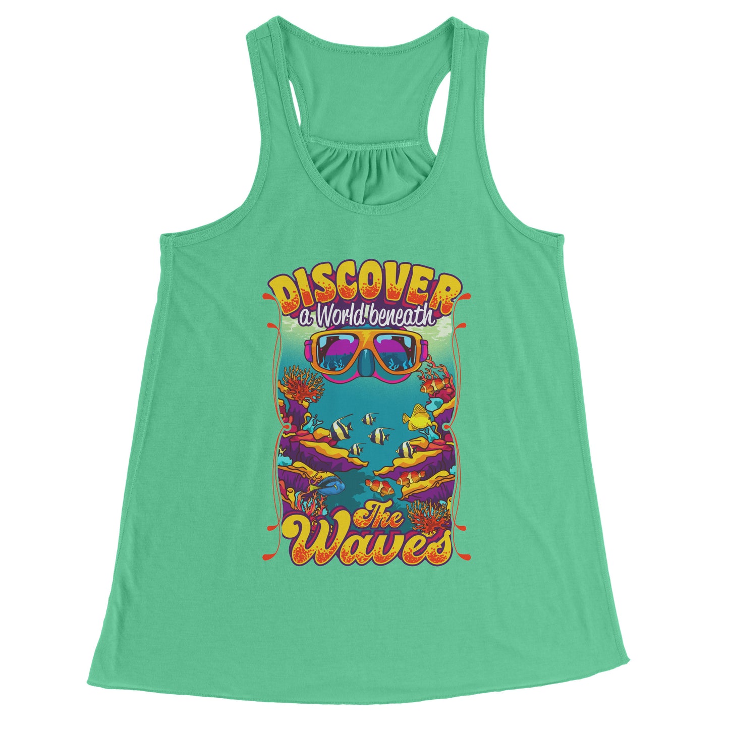 Discover A World Beneath The Waves - Snorkeling Snorkel Tank Top