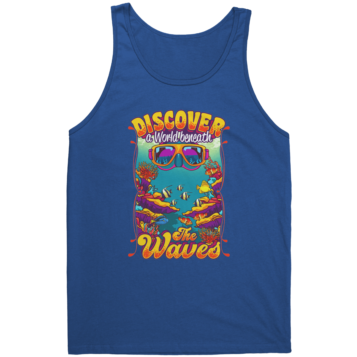 Discover A World Beneath The Waves - Snorkeling Snorkel Tank Top