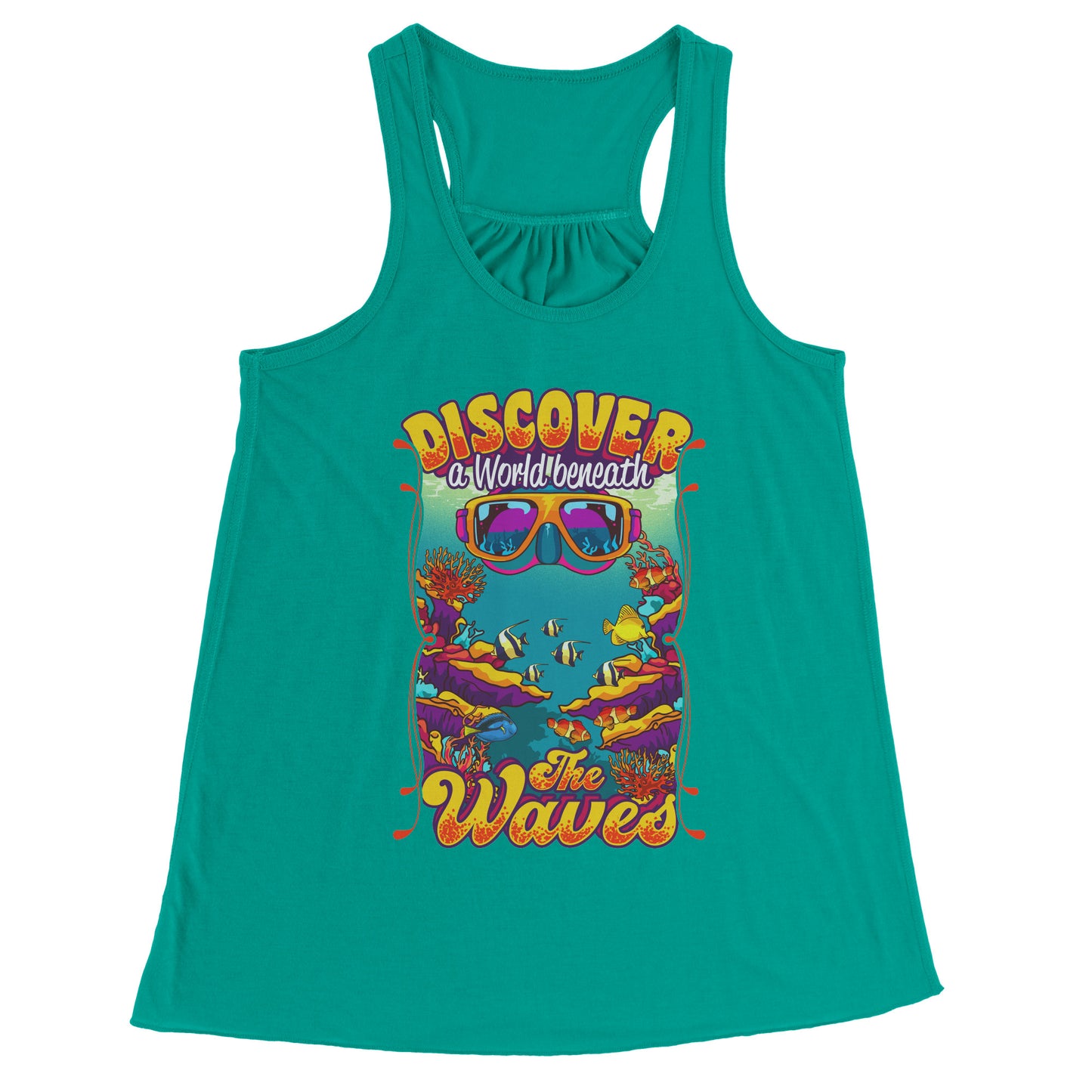 Discover A World Beneath The Waves - Snorkeling Snorkel Tank Top