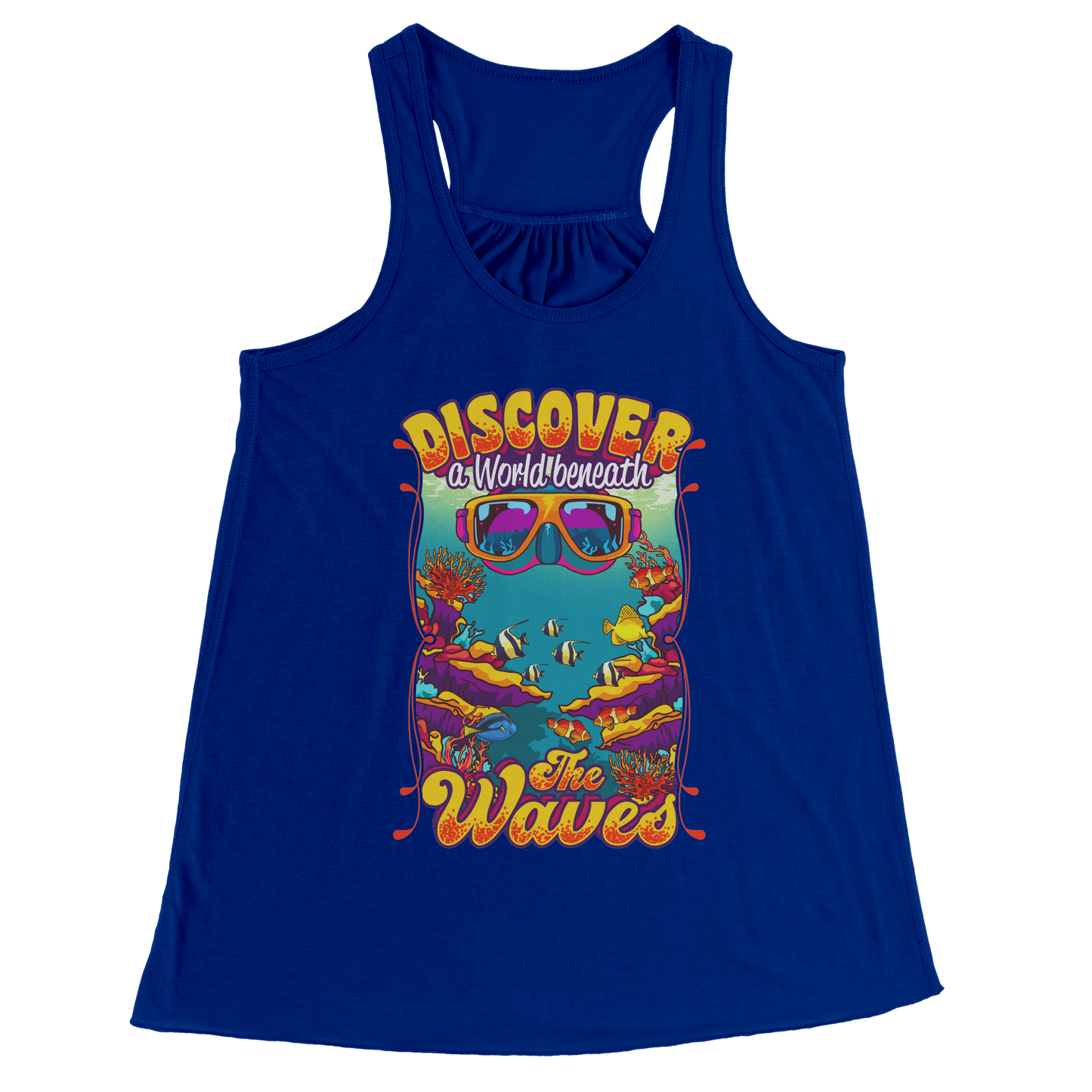 Discover A World Beneath The Waves - Snorkeling Snorkel Tank Top