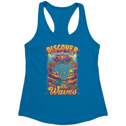 Discover A World Beneath The Waves - Snorkeling Snorkel Tank Top