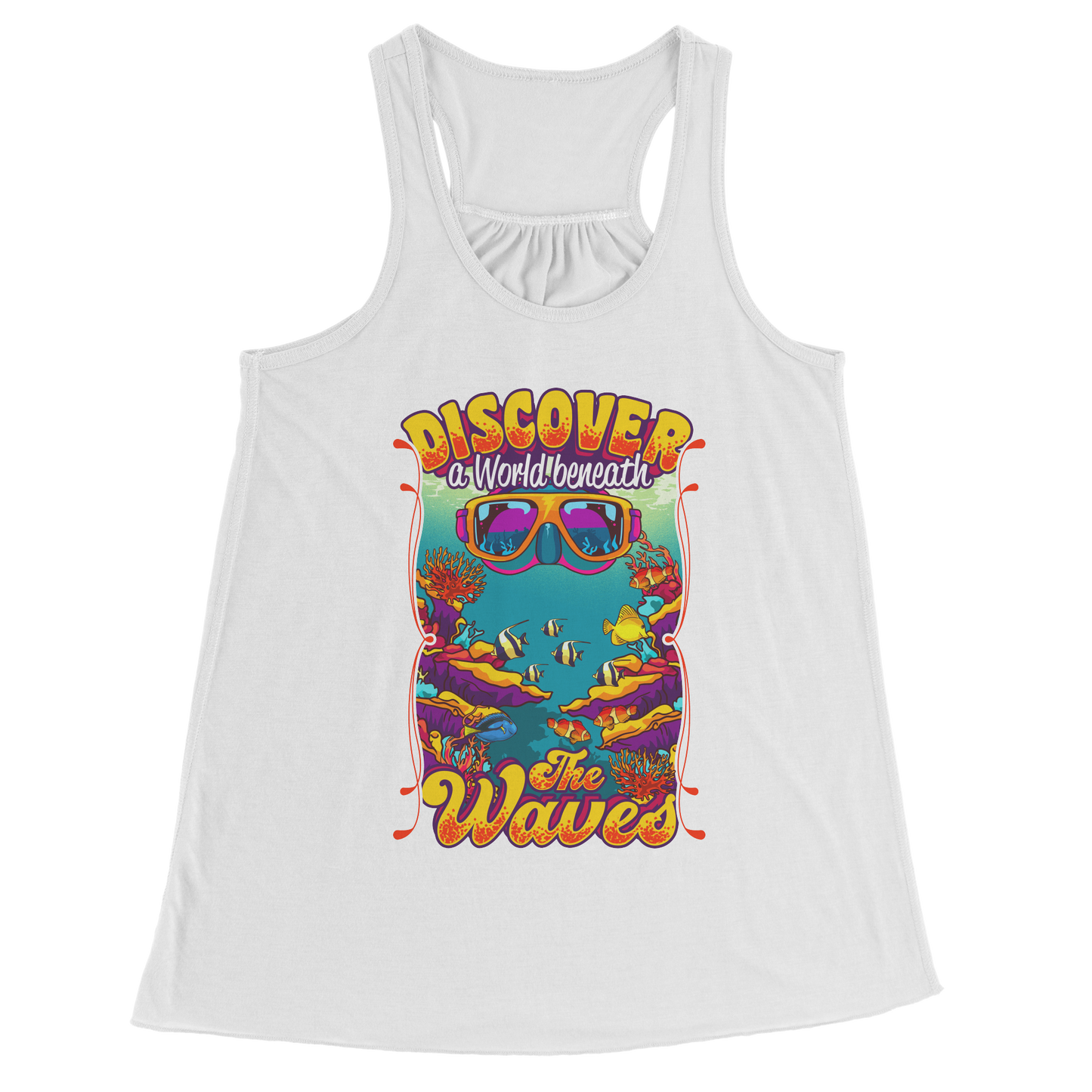 Discover A World Beneath The Waves - Snorkeling Snorkel Tank Top