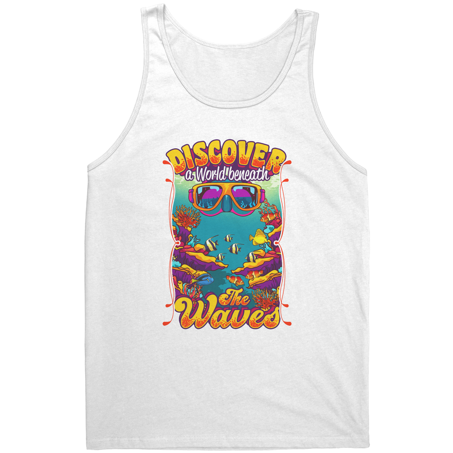 Discover A World Beneath The Waves - Snorkeling Snorkel Tank Top