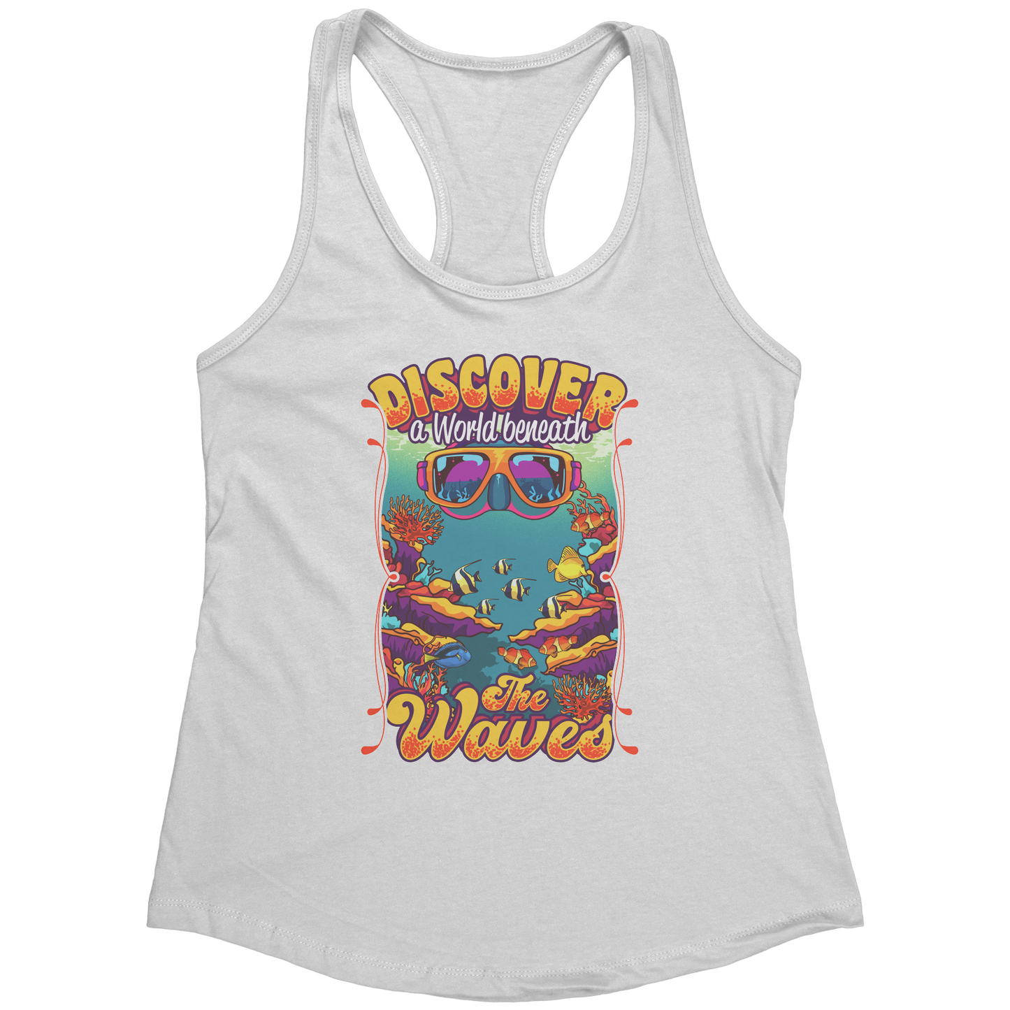 Discover A World Beneath The Waves - Snorkeling Snorkel Tank Top