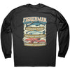 Image of Chasing Tuna, Salmon Seekers, Shrimp Catchers - Fisherman Trout T-Shirt