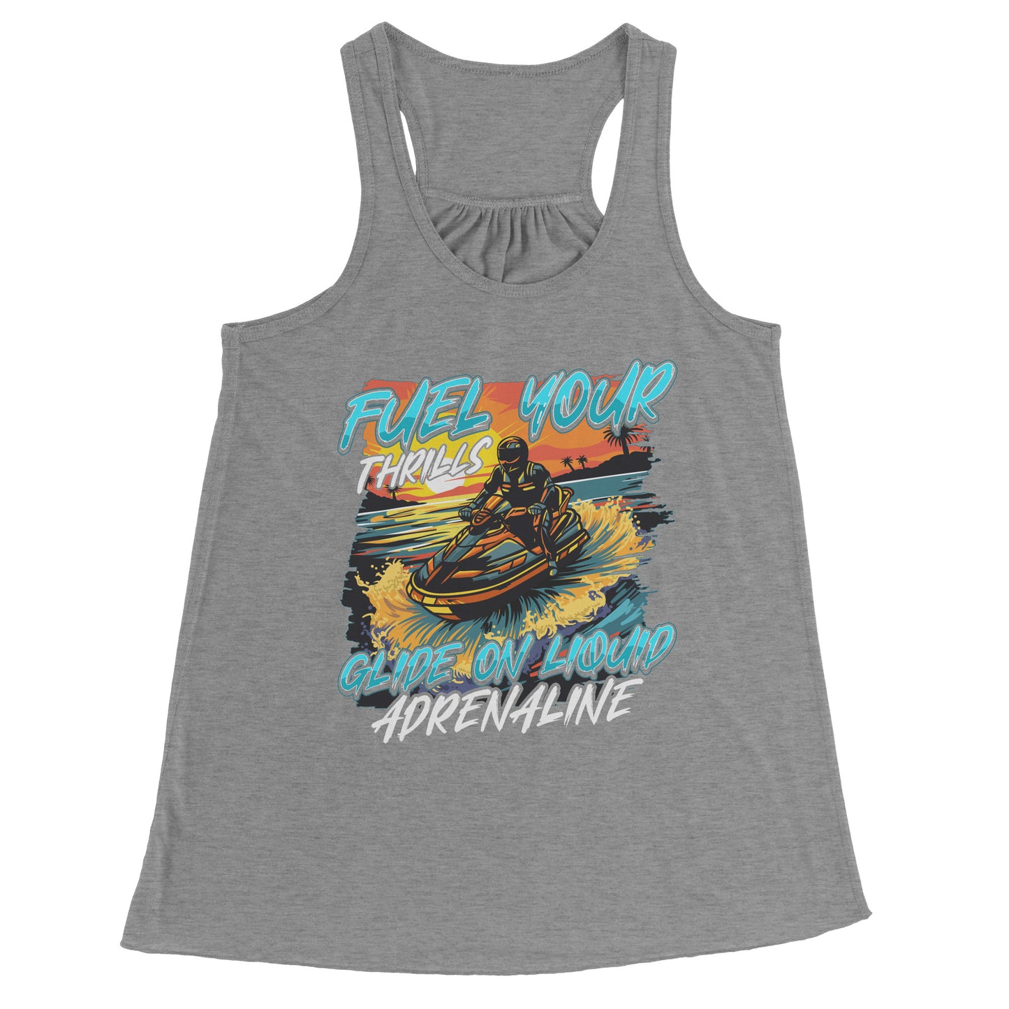 Fuel Your Thrills - Jetski Clothing Jet Skiing Watercraft Tank Top