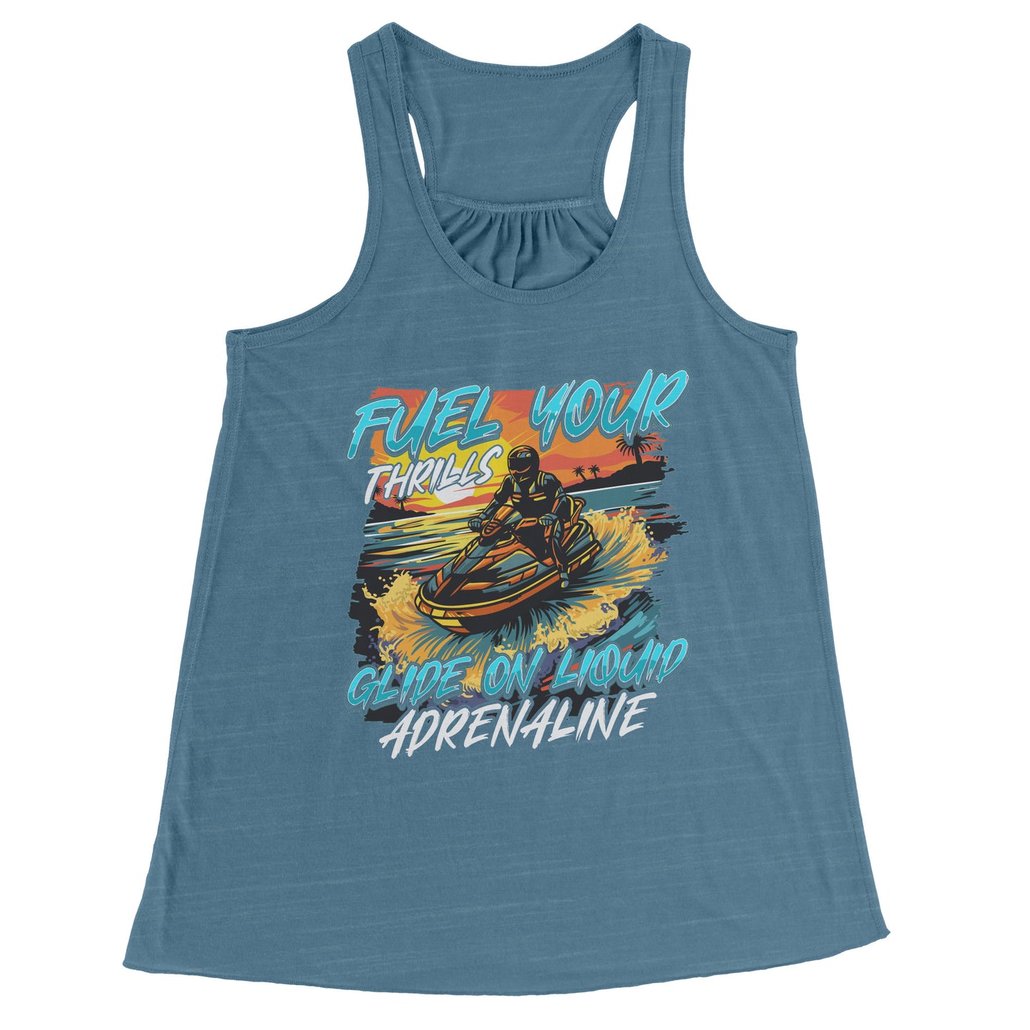 Fuel Your Thrills - Jetski Clothing Jet Skiing Watercraft Tank Top