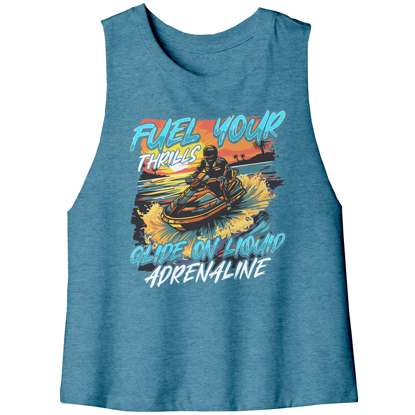 Fuel Your Thrills - Jetski Clothing Jet Skiing Watercraft Tank Top